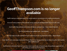 Tablet Screenshot of geoffthompson.com